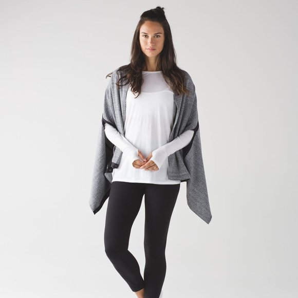 LULULEMON VINYASA WRAP Hazy Heather Heathered Hazy - Picture 1 of 8